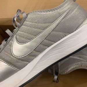Nike Dualtone Racer PRM Metallic Silver Shoes